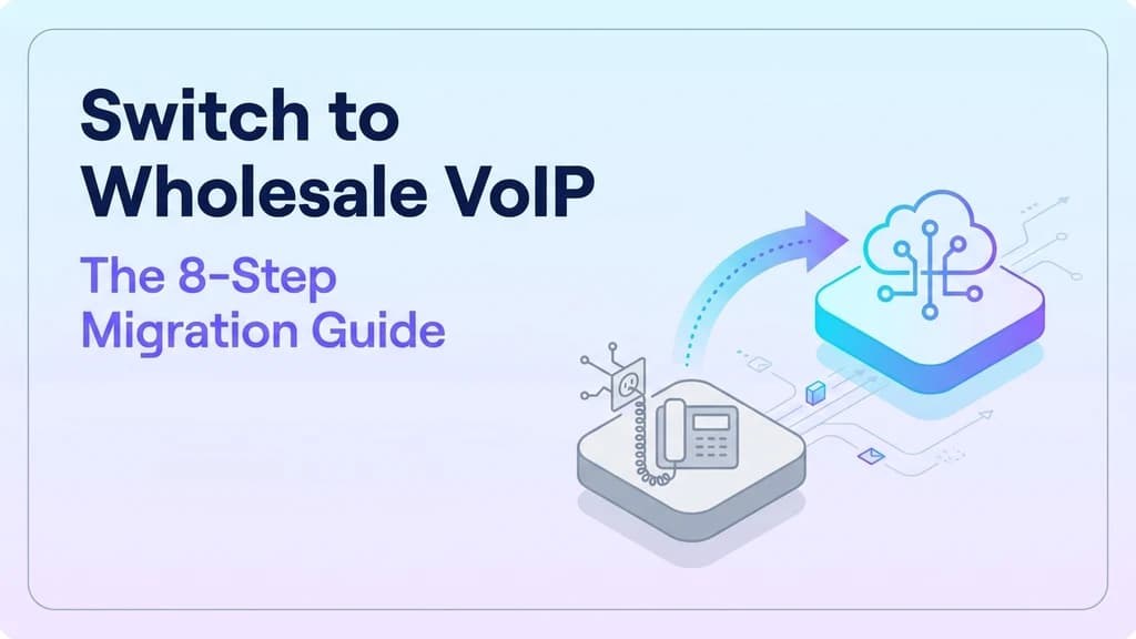 How to Switch to Wholesale VoIP Termination — The 8-Step 2026 Migration Guide