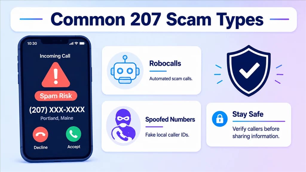 207 area code scams