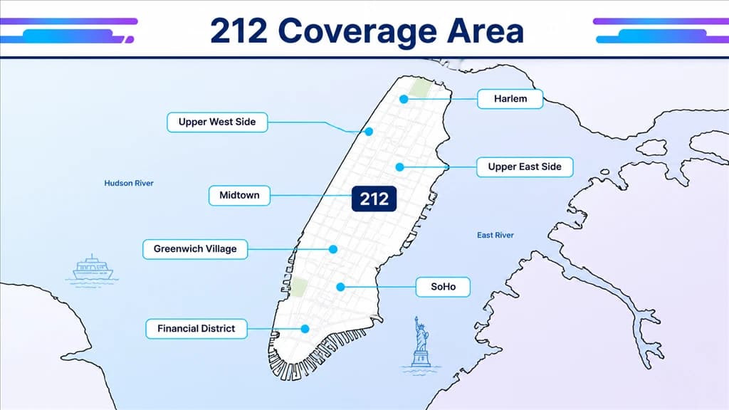 where is the 212 area code