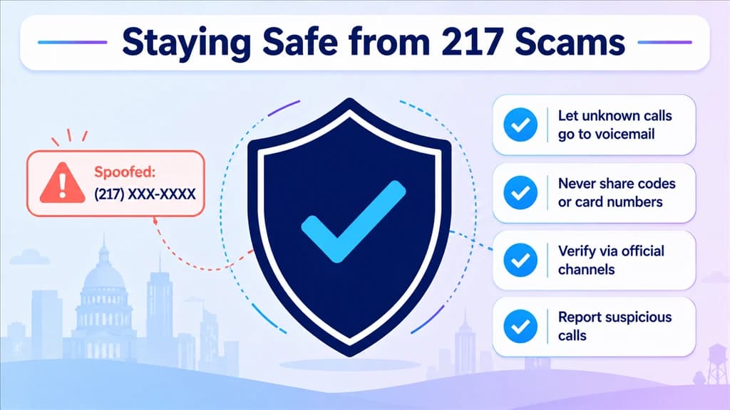 217 area code scams