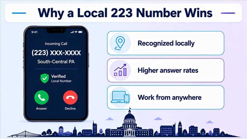 why a local 223 number builds trust