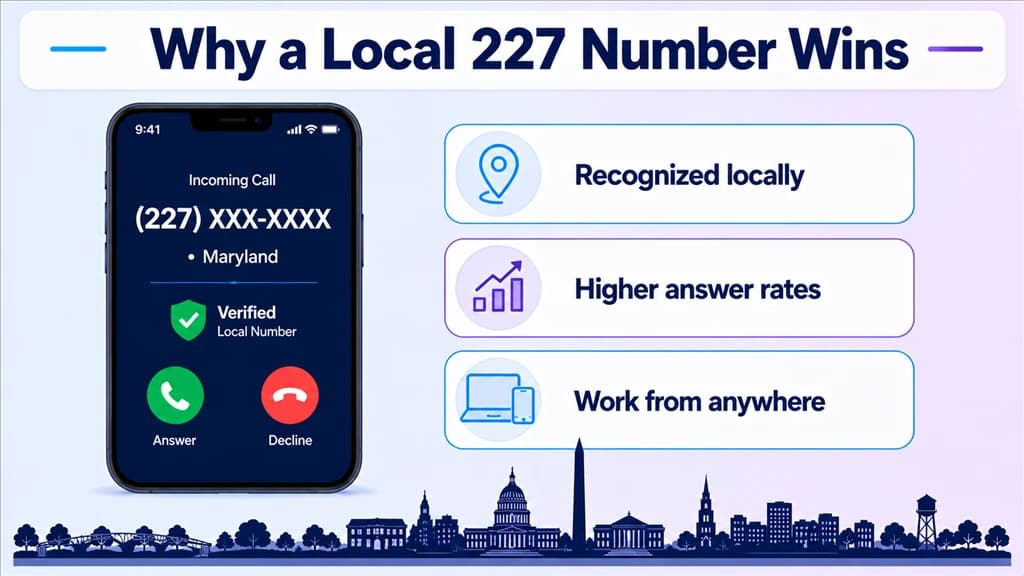 why a local 227 number builds trust
