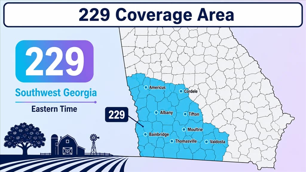 where is the 229 area code