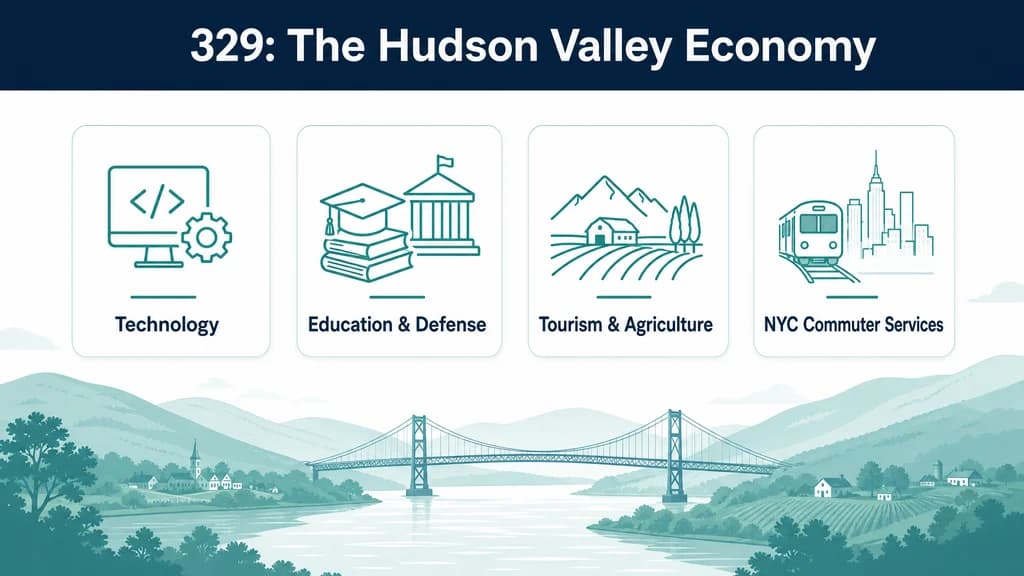 Hudson Valley industries served by the 329 area code