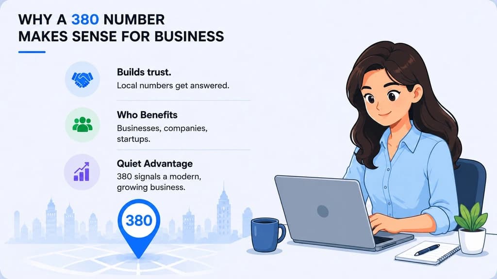 Why a 380 number makes sense for business