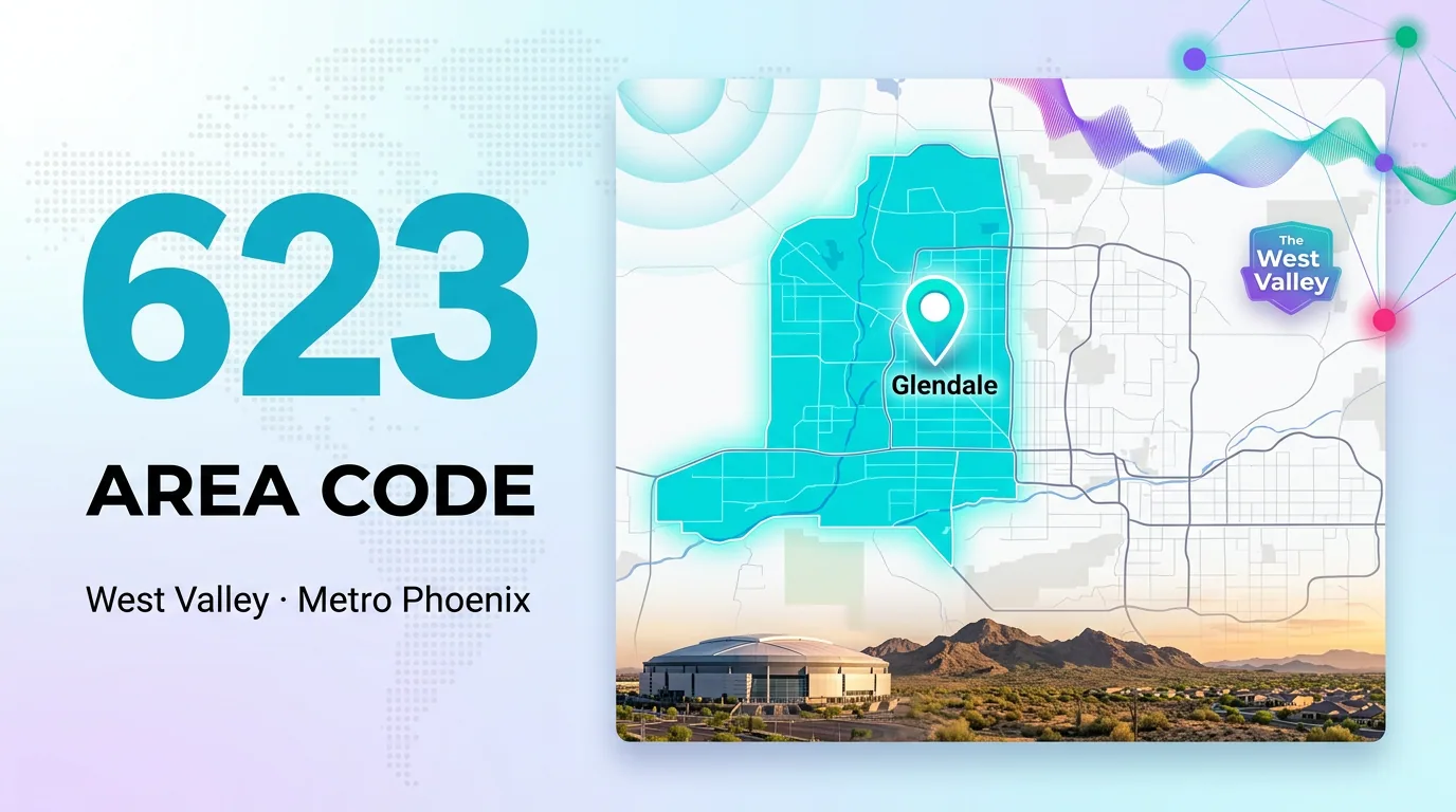 623 area code overview for the West Valley and metro Phoenix