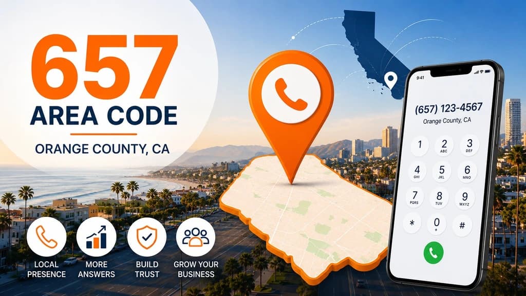 657 area code — Orange County coverage