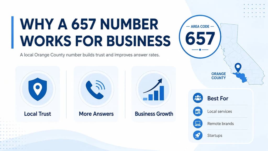 Why a 657 number works for business