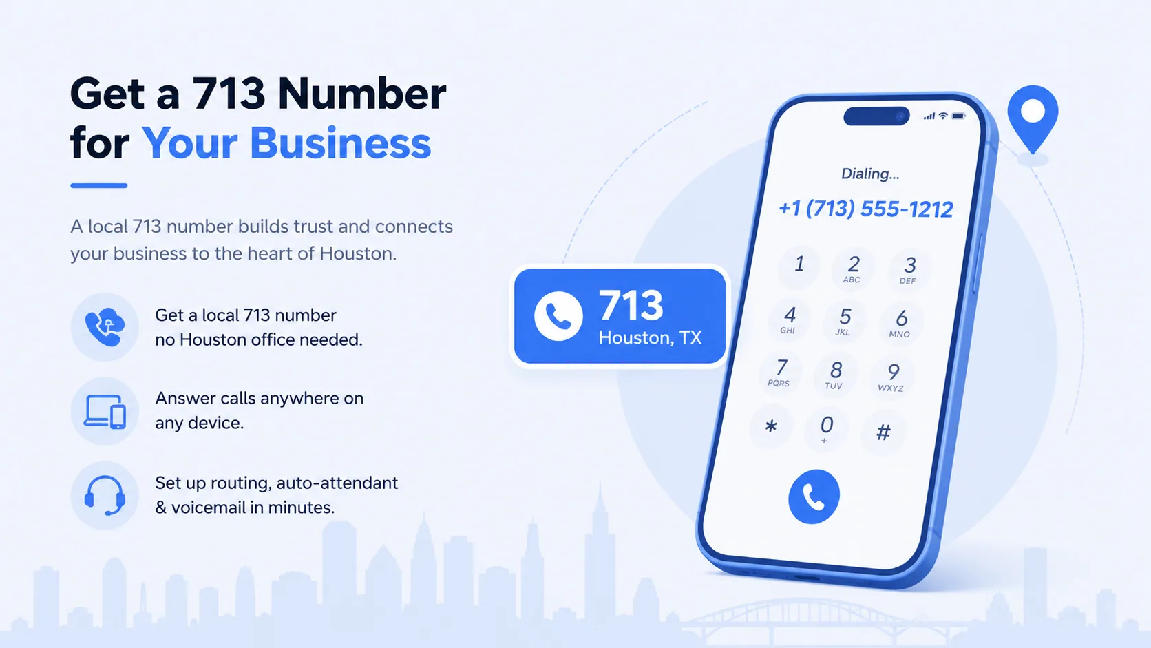 getting a 713 number for your business