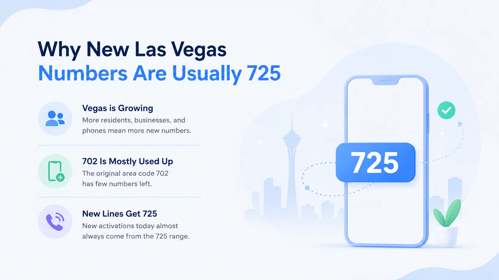 why new las vegas numbers are usually 725