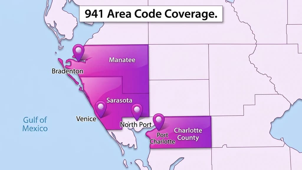 Map graphic of Florida's Gulf Coast with Manatee, Sarasota, and Charlotte counties highlighted and pins over Sarasota, Bradenton, and Port Charlotte