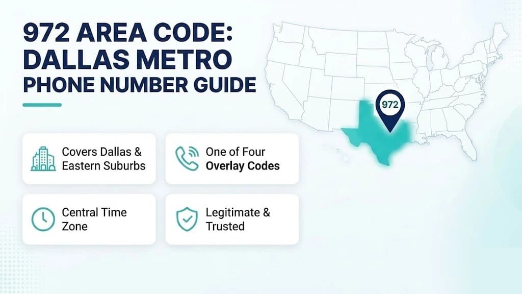 972 area code — Dallas metro guide
