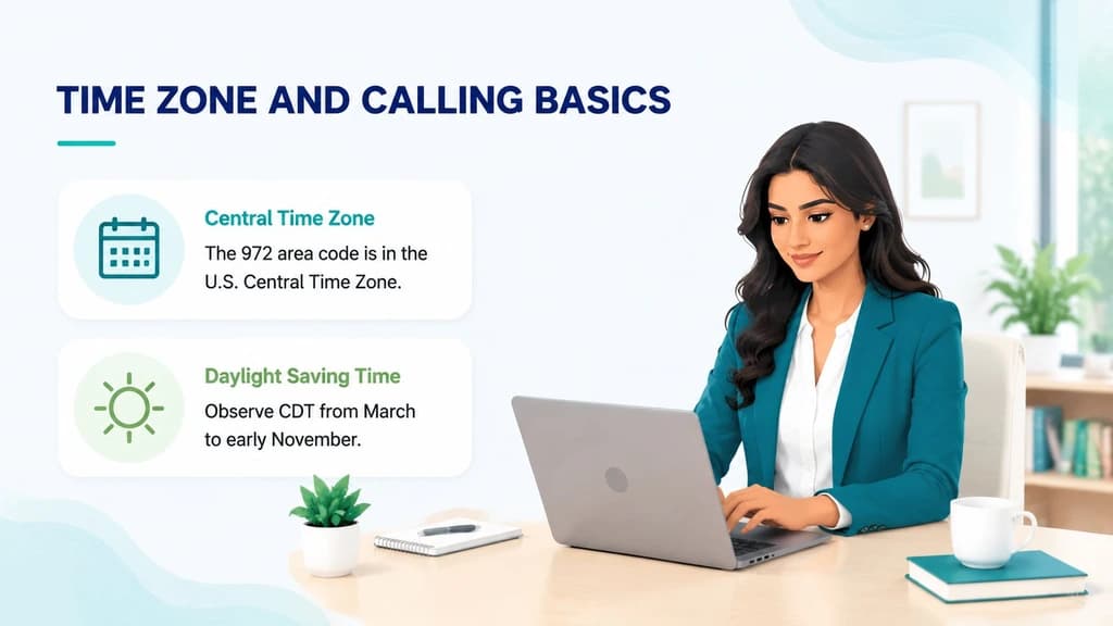 972 time zone and calling basics