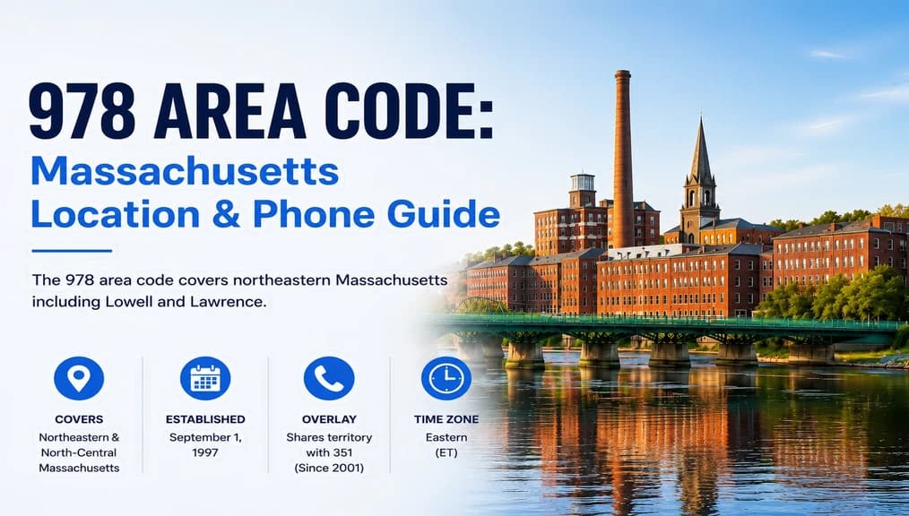978 area code — incoming call from Lowell, MA, marked LOCAL across the Merrimack Valley