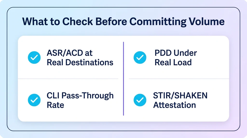 Two-column checklist covering ASR/ACD, CLI pass-through, PDD, and attestation