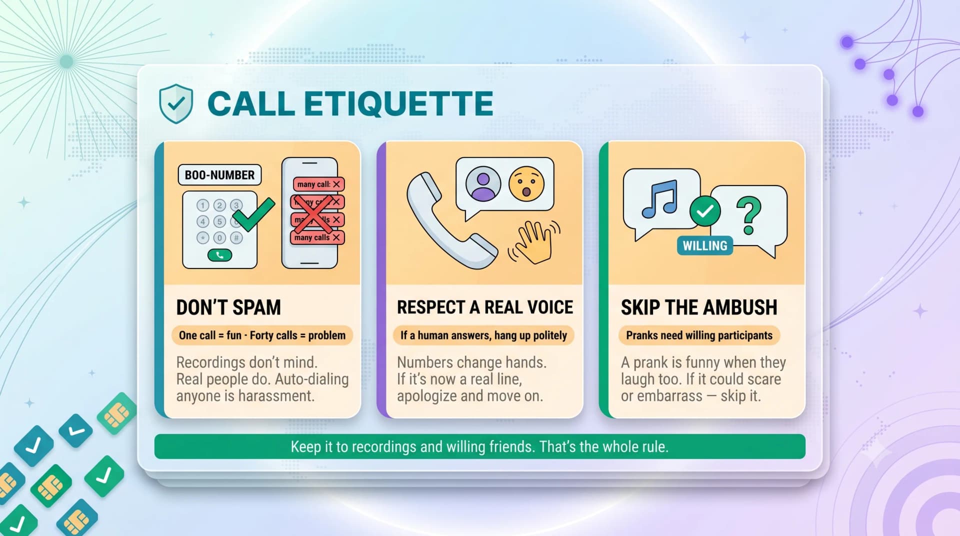 Novelty hotlines from the radio gags era to still active in 2026 — free to run and fun to share, entertaining thousands of callers with one recording