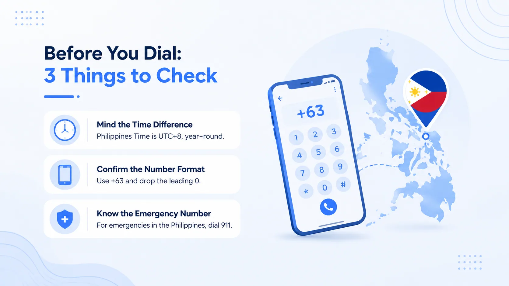 Before You Dial: 3 Things to Check