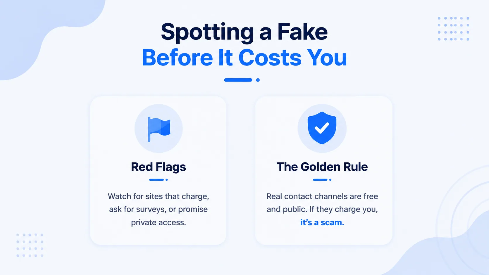 Spotting a Fake Before It Costs You