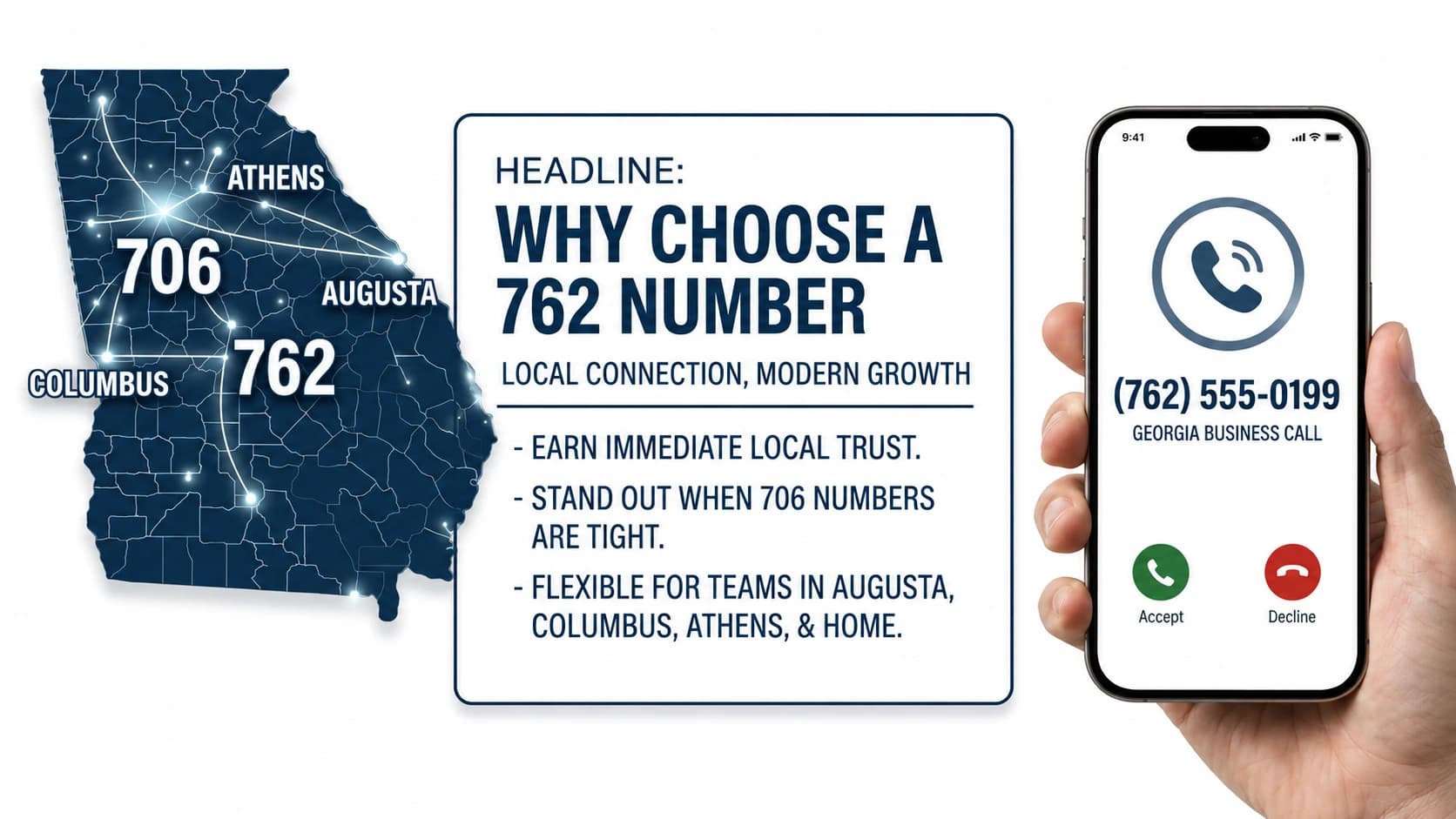 Why choose a 762 number for your business — local trust and modern growth