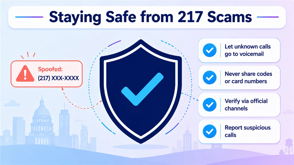 217 area code scams