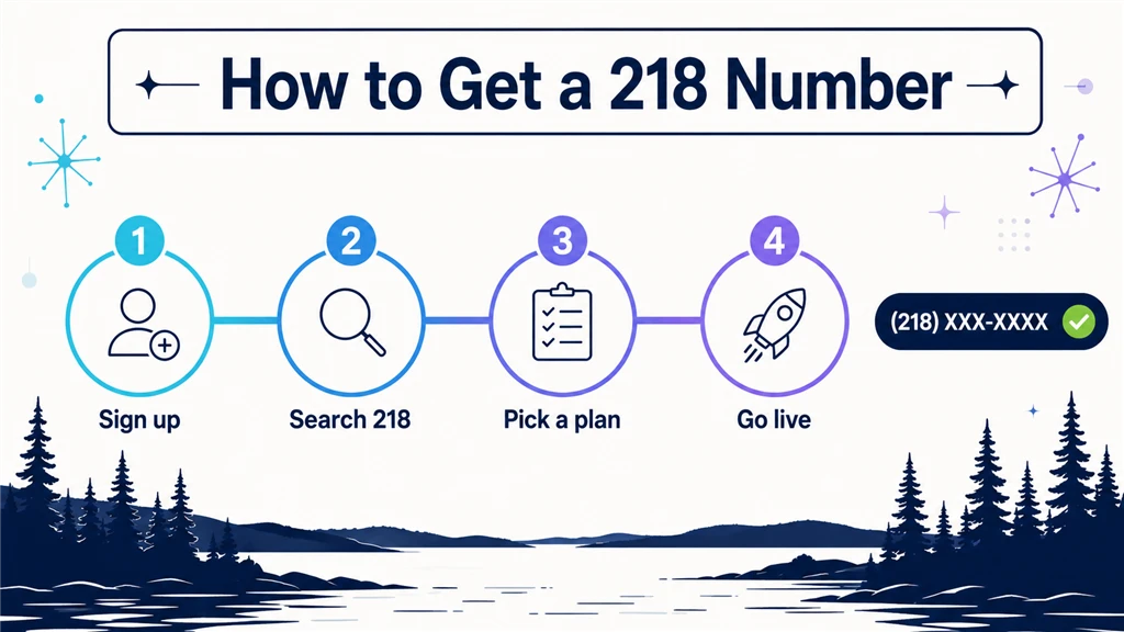 how to get a 218 number