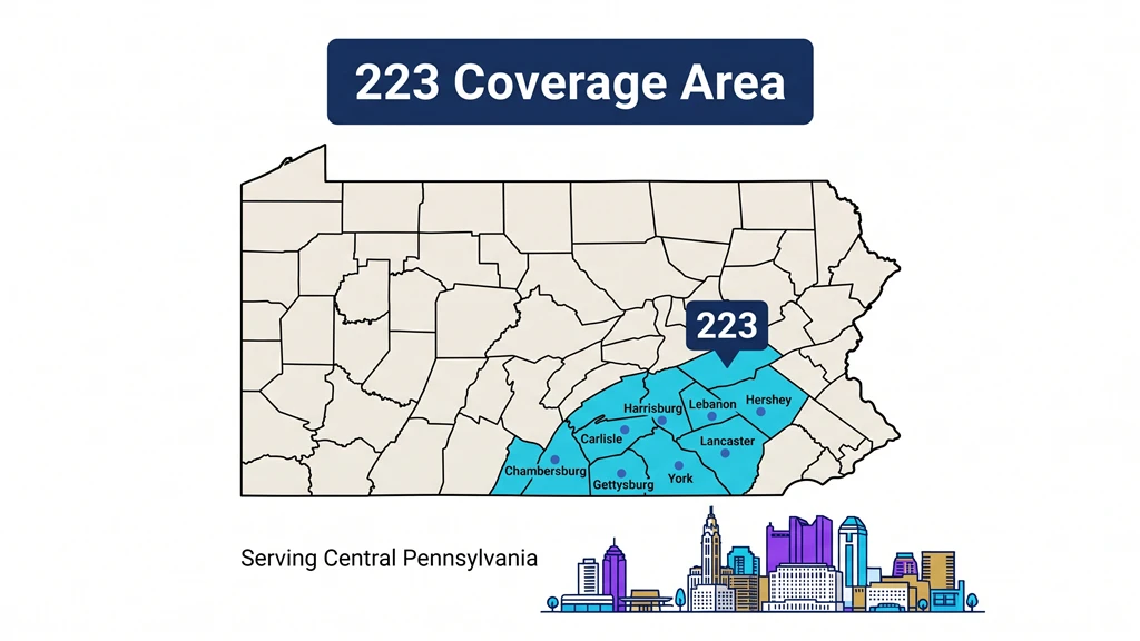 where is the 223 area code