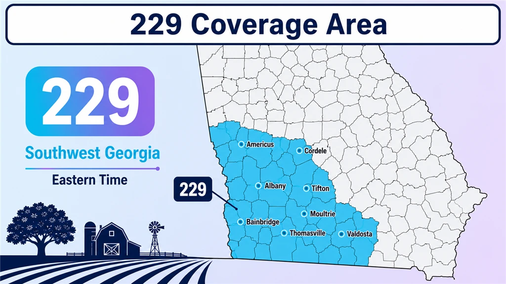 where is the 229 area code