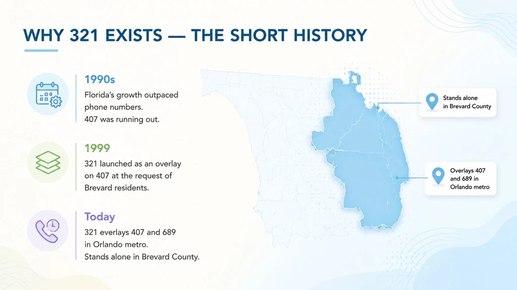 A short history of the 321 area code