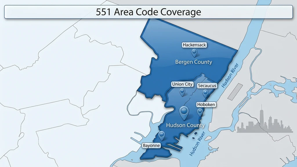 Map graphic of northeastern New Jersey with Hudson and Bergen counties highlighted and pins over Jersey City, Hoboken, Bayonne, and Hackensack