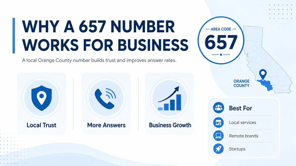 Why a 657 number works for business
