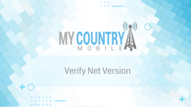 You are currently viewing Verify Net Version