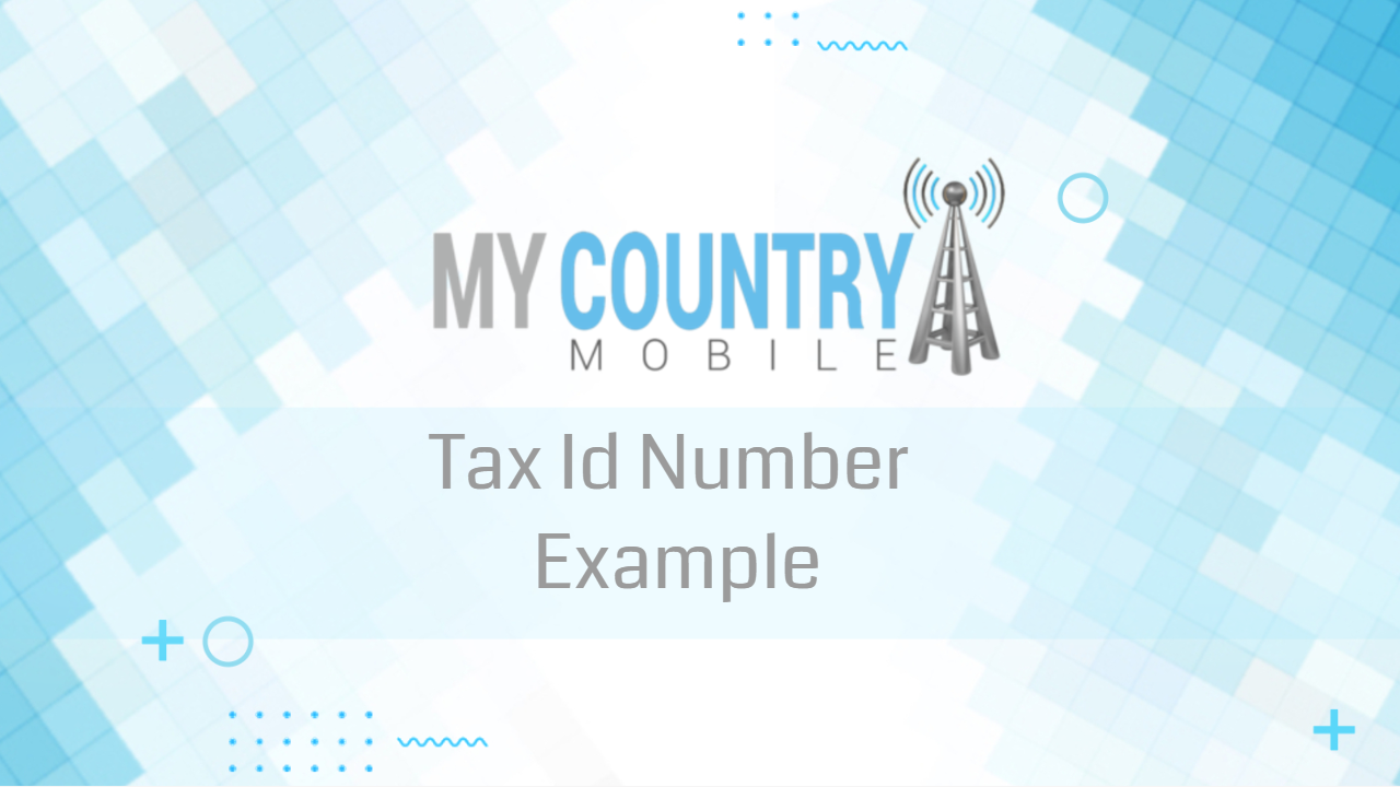You are currently viewing Tax Id Number Example