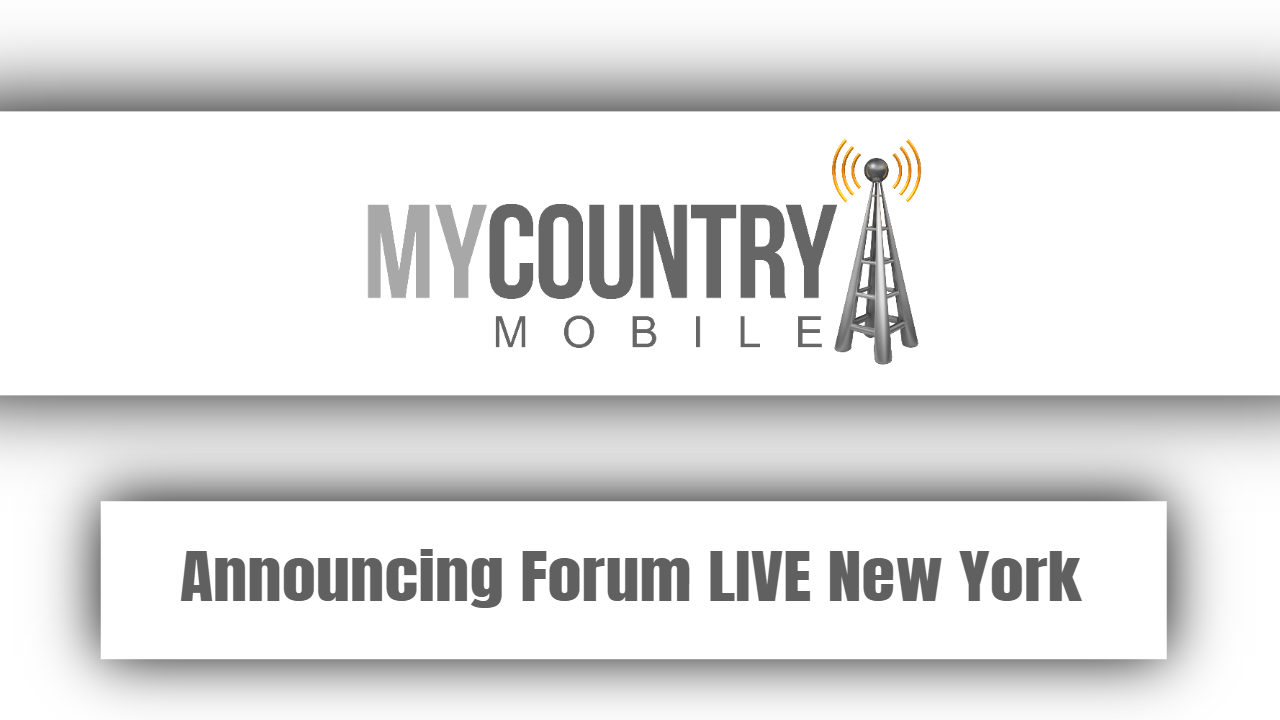 You are currently viewing Announcing Forum LIVE New York