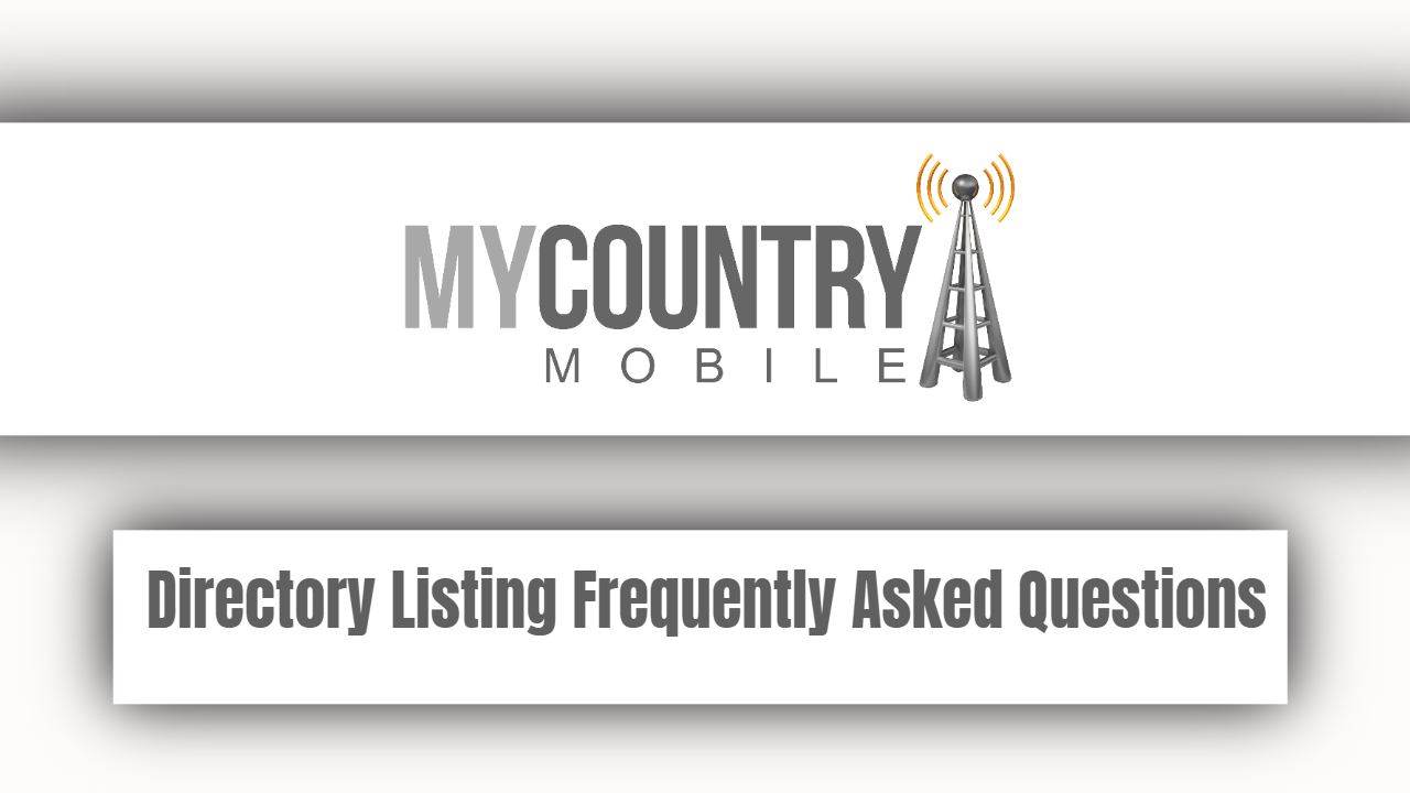 Read more about the article Directory Listing Frequently Asked Questions