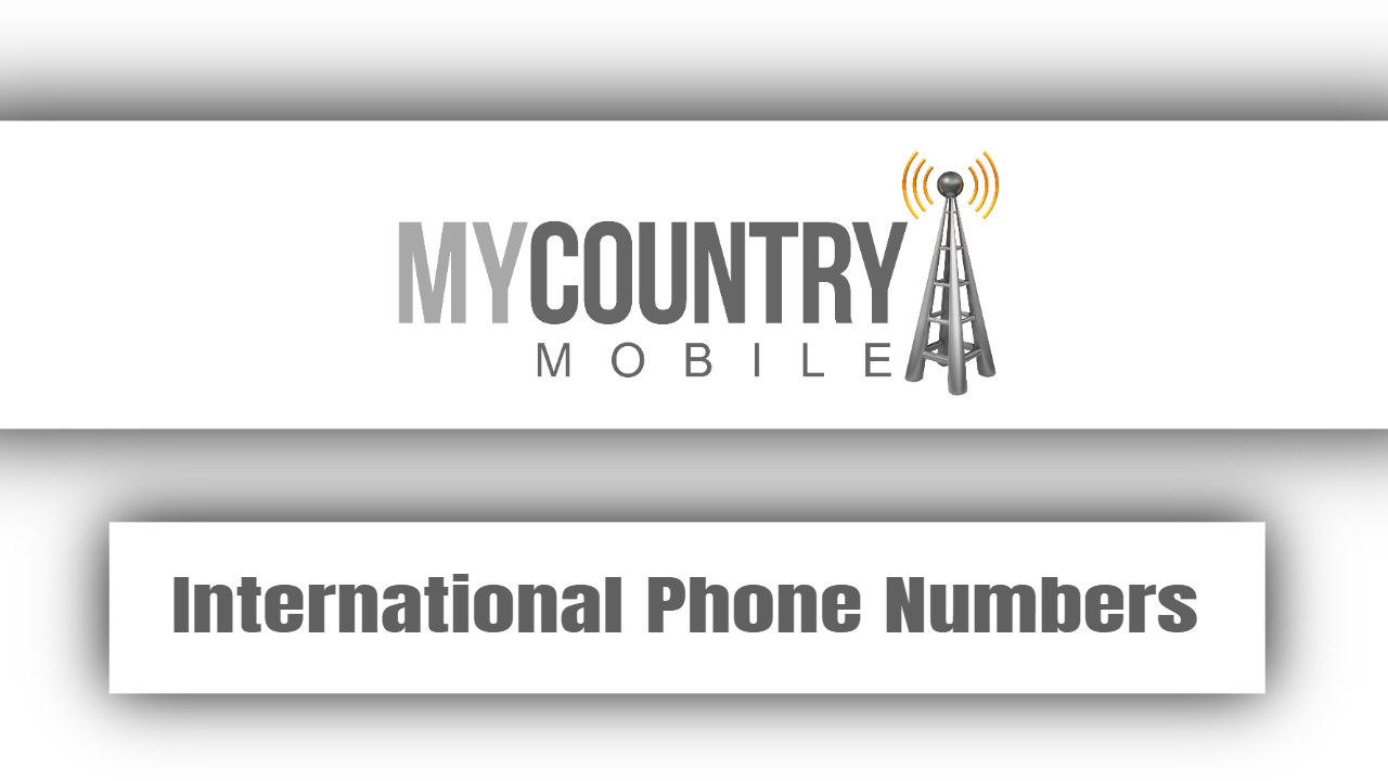 You are currently viewing International Phone Numbers