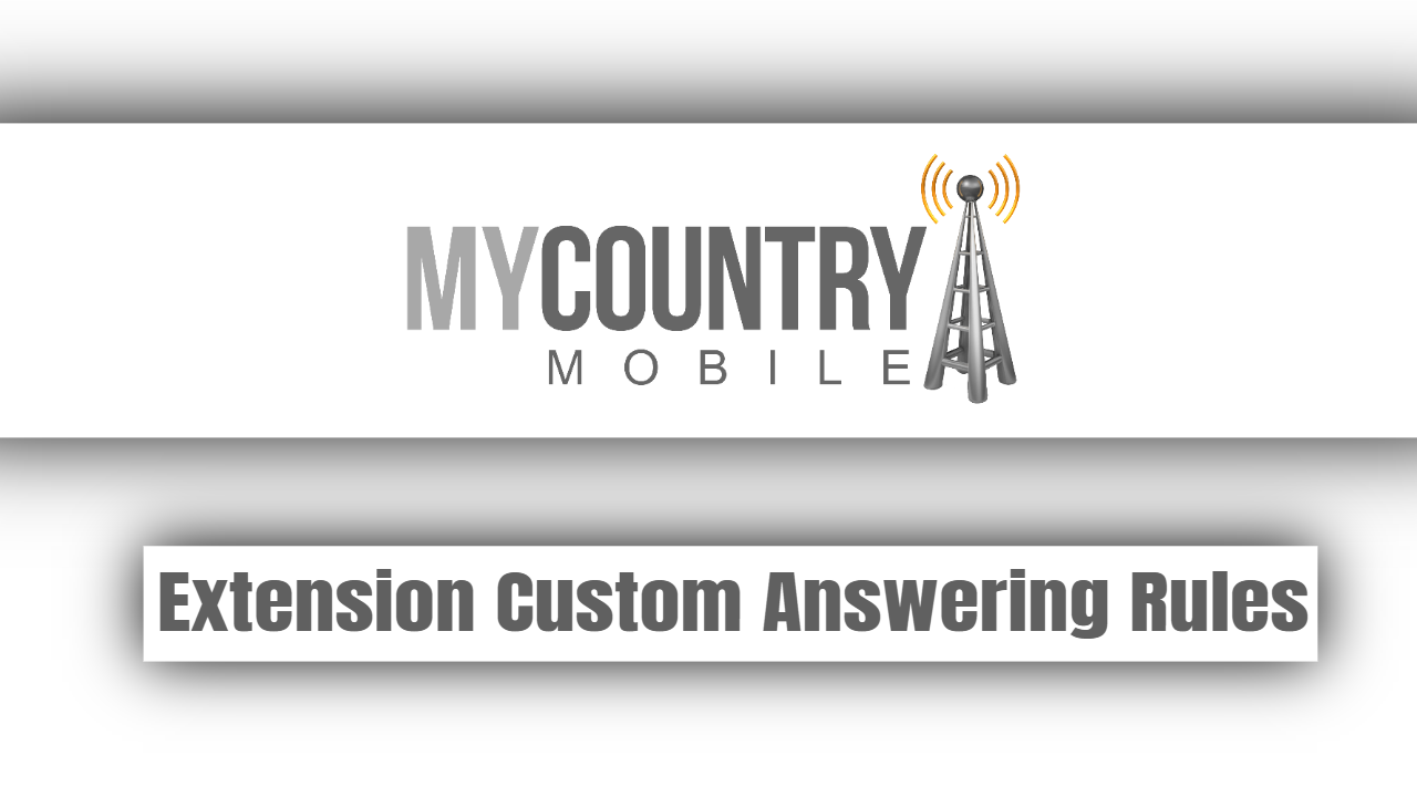 You are currently viewing Extension Custom Answering Rules