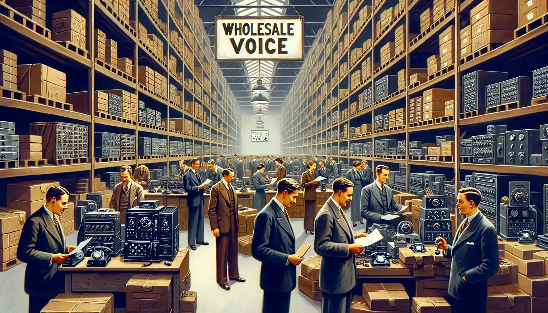 What is wholesale voice?