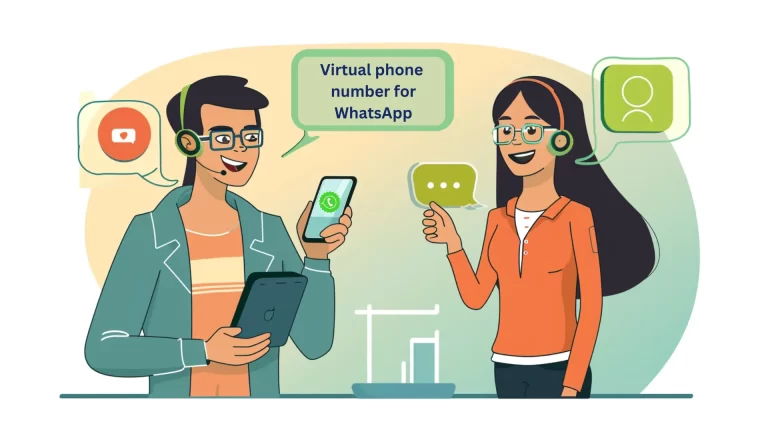 Virtual phone number for whatsApp