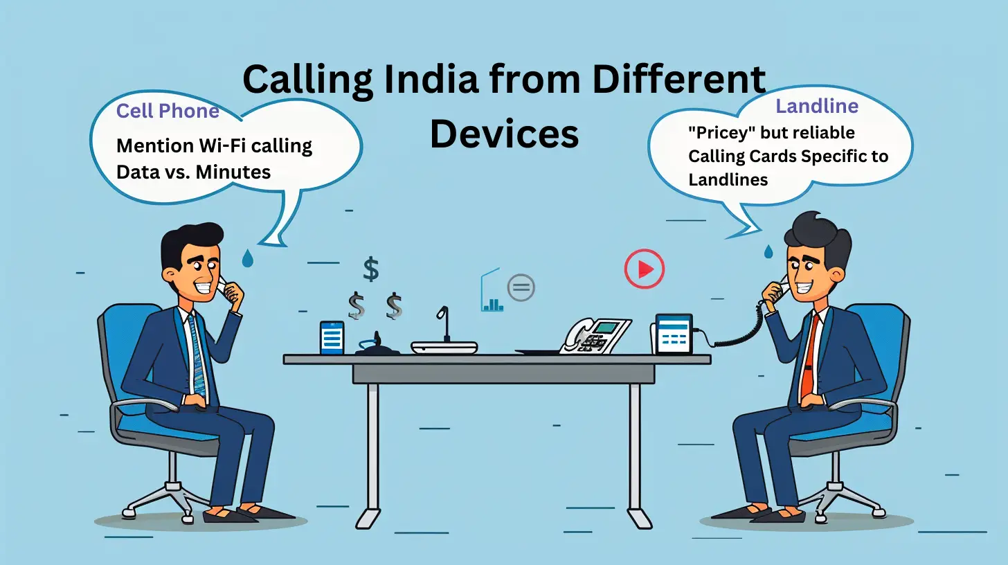 Calling India From Different Device