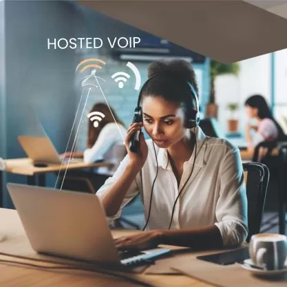 what is Hosted VOIP