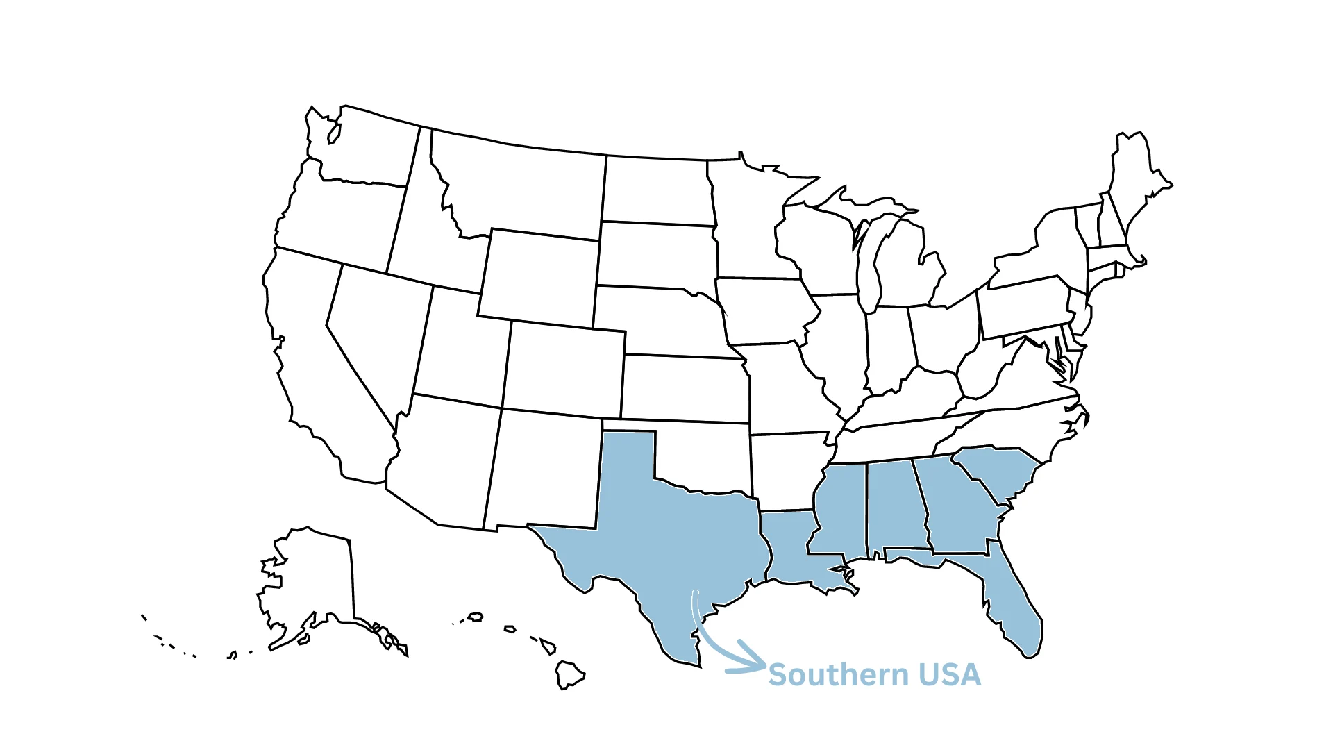 Southern Region USA