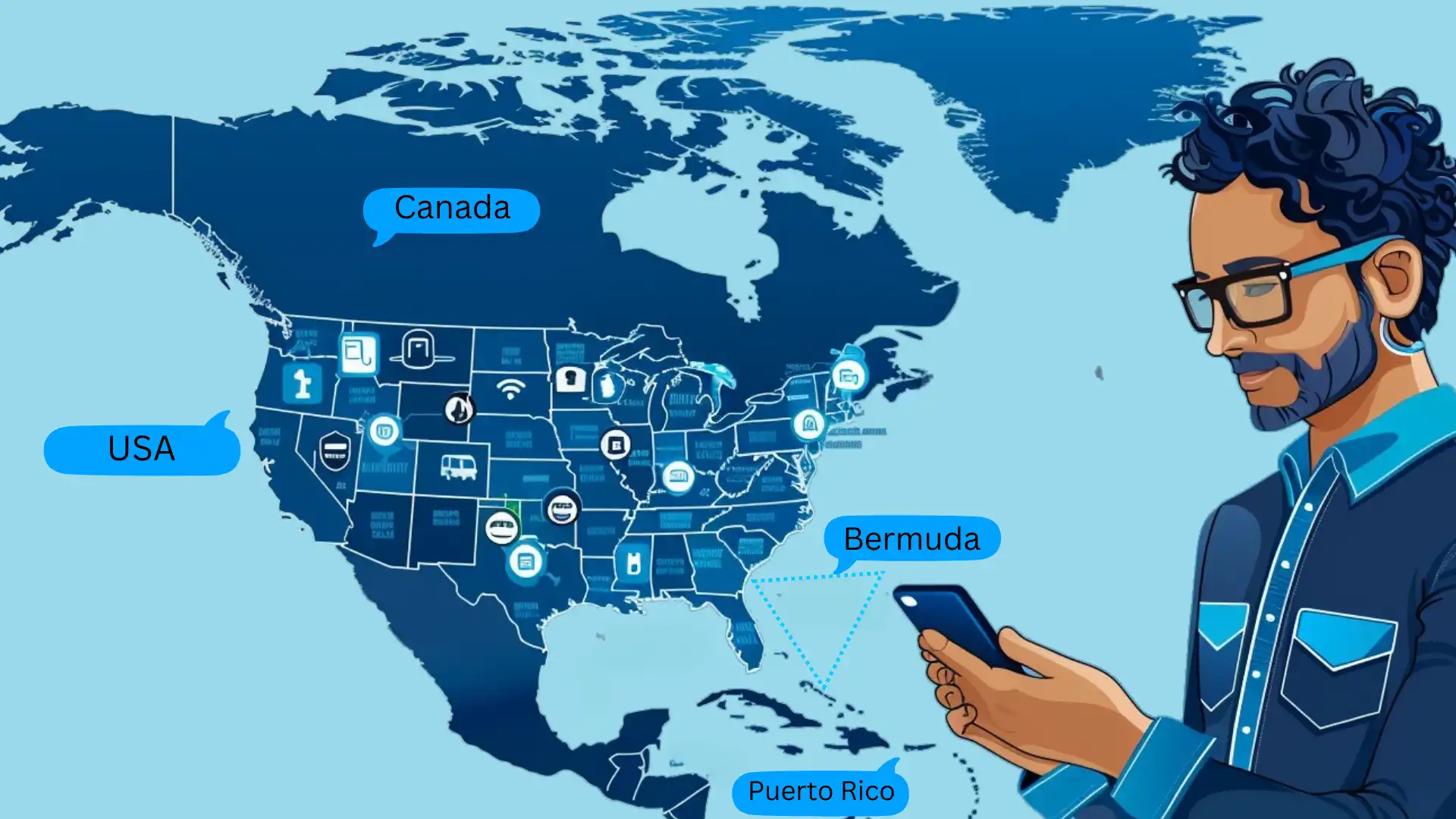 Countries Available for 800 Area Code Toll-Free Numbers