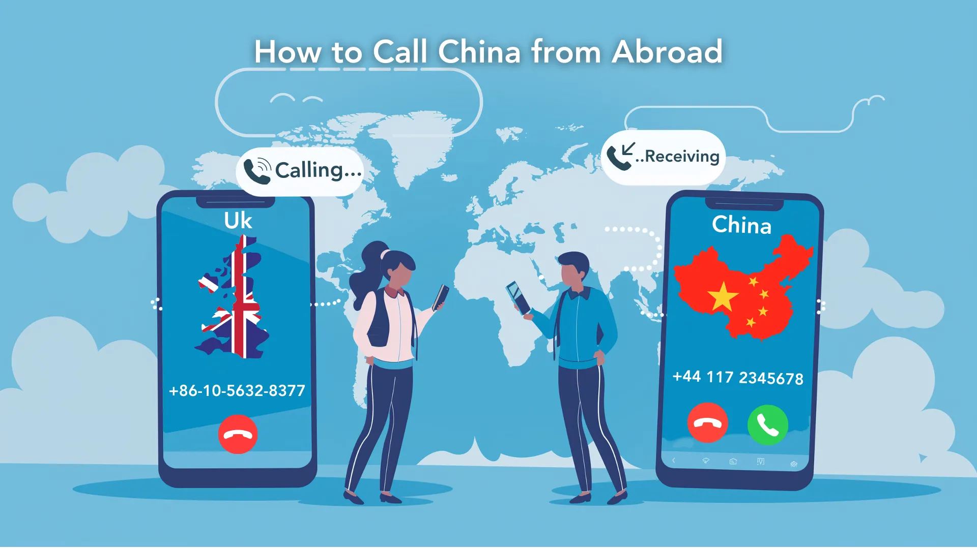 How to Call China from Abroad 