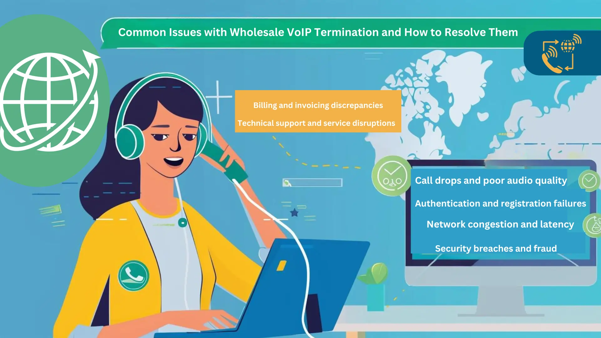 Common Issues with Wholesale VoIP Termination and How to Resolve Them
