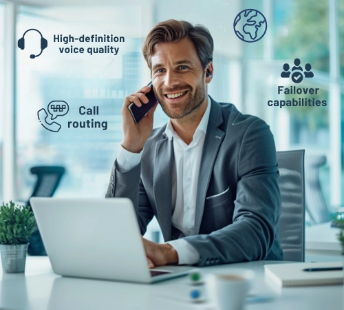 High-definition voice quality: