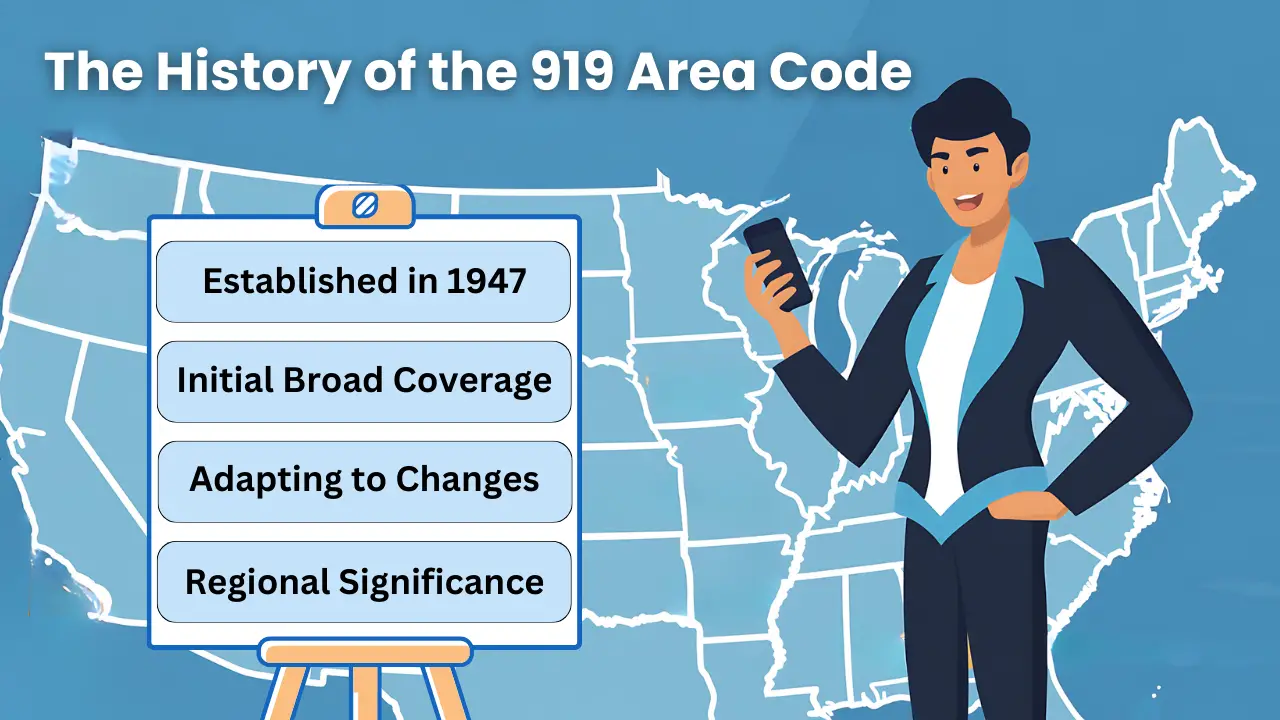 What Is the History of the 919 Area Code?