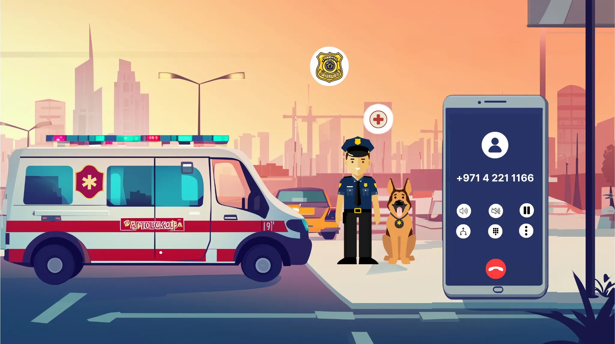 Emergency Numbers in Dubai