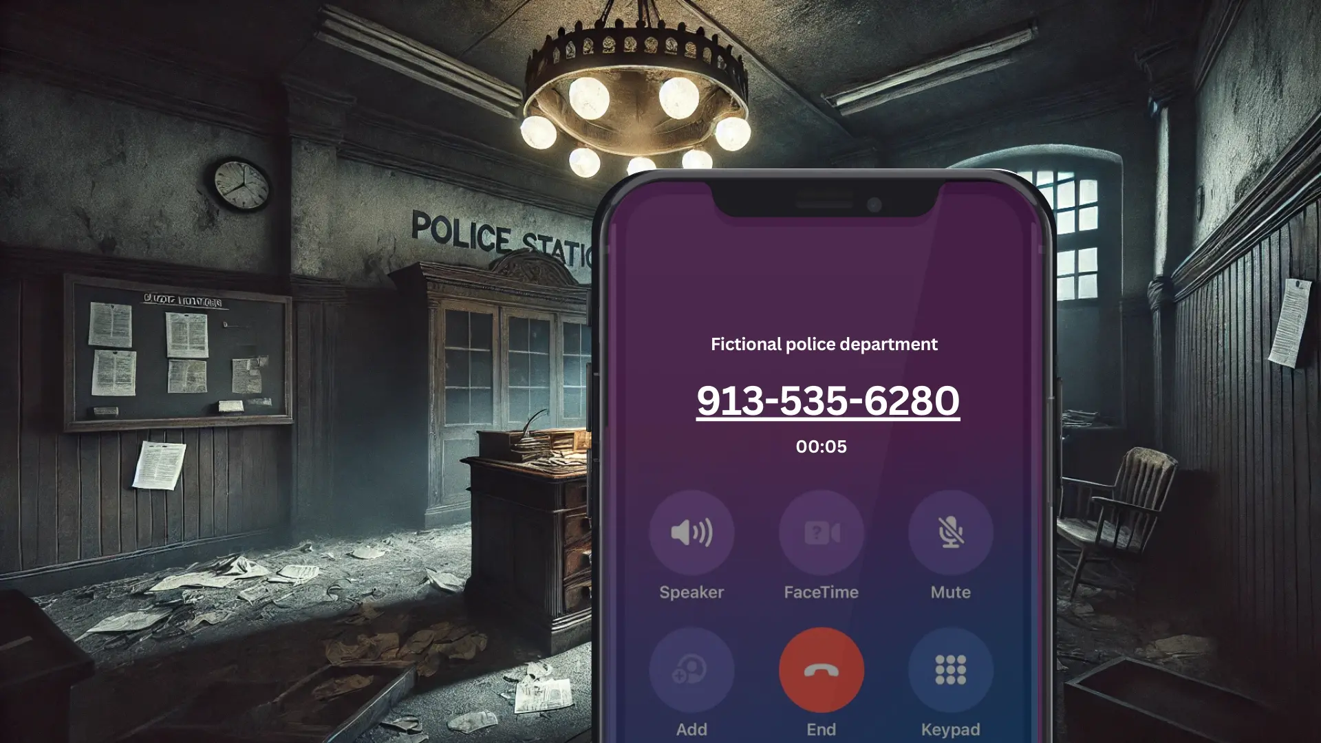 913-535-6280: Imaginary Police Department Line