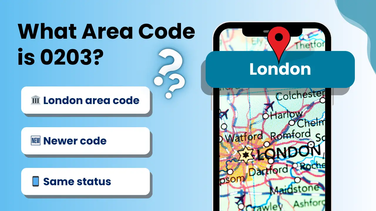 What Area Code is 0203