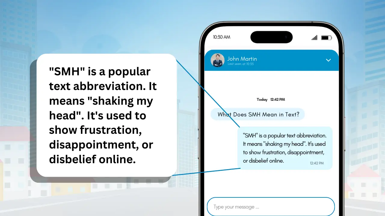 What Does SMH Mean in Text